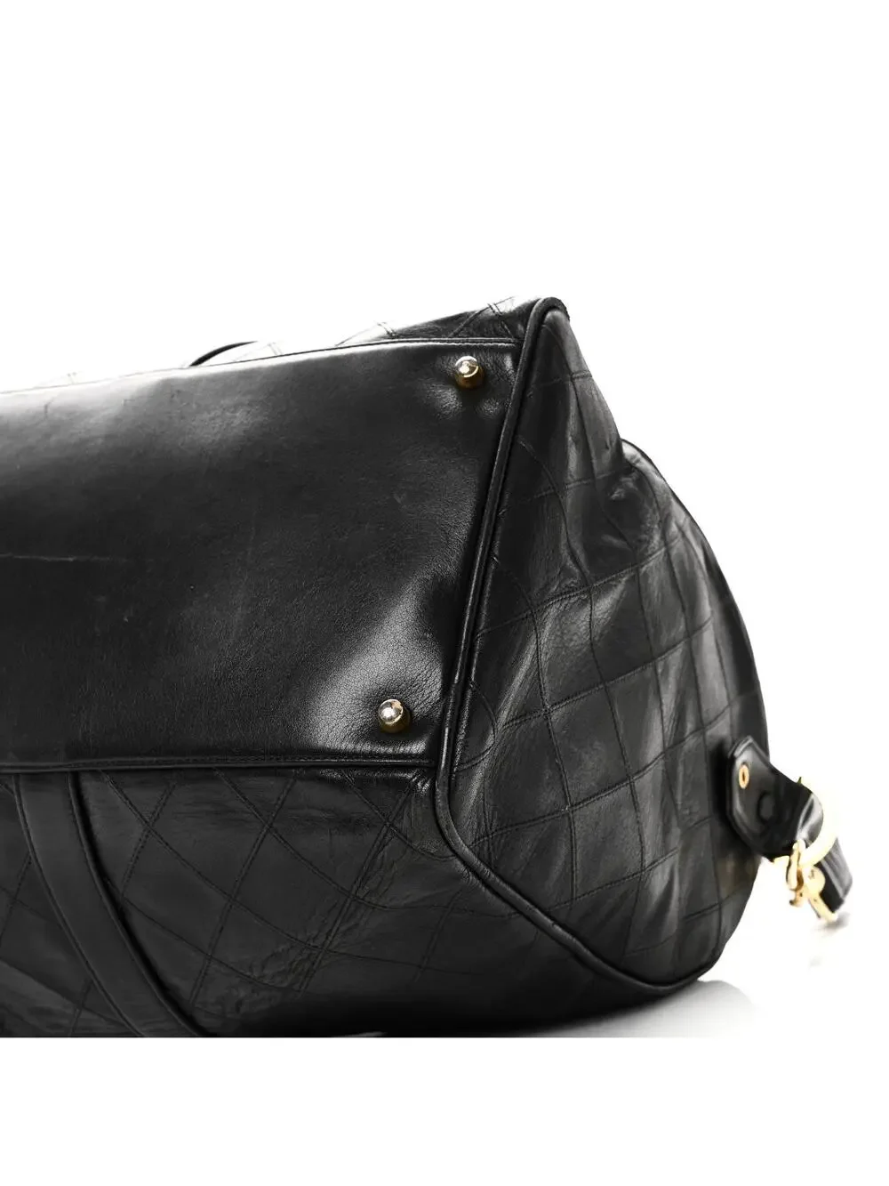Chanel Calfskin Stitched Duffle Travel #335685C20B